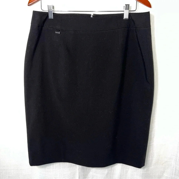 Calvin Klein Back Zip Pencil Skirt - Picture 1 of 5